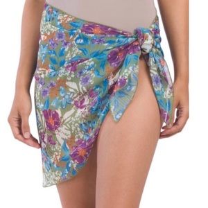Lucky Brand Printed Sarong (NWT) (Size: OSFM)